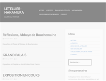 Tablet Screenshot of letellier-nakamura.com